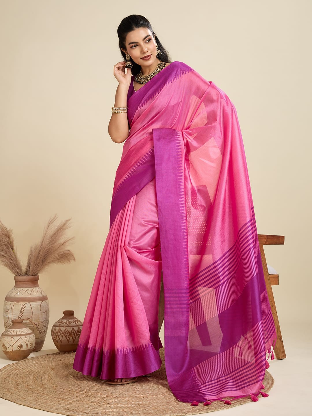 Elegant Handloom Cotton Saree